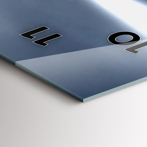 Vertical wall clock Lighthouse