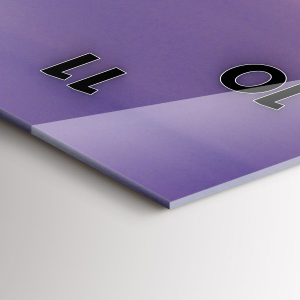 Vertical wall clock Brooklyn Bridge and East River