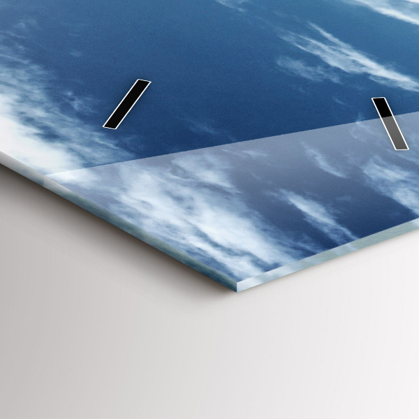 Vertical wall clock Gondolas Venice Italy