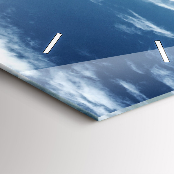 Vertical wall clock Gondolas Venice Italy