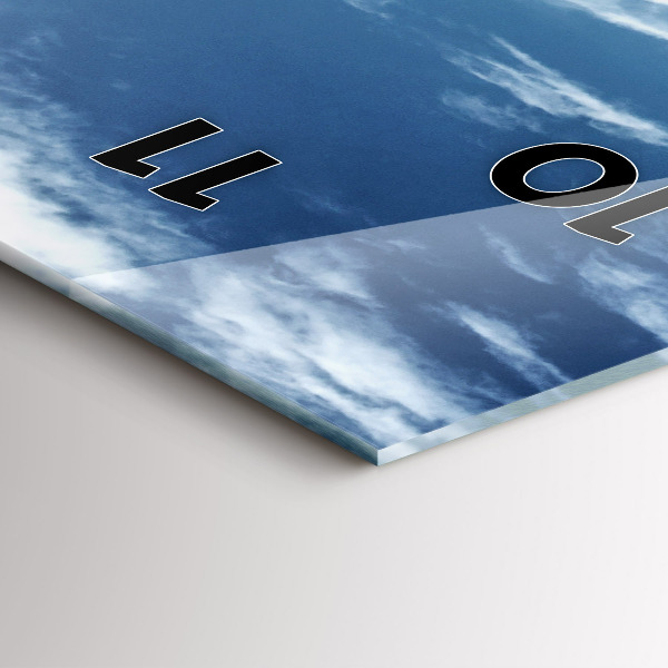 Vertical wall clock Gondolas Venice Italy