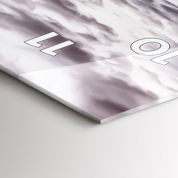 Vertical wall clock Route 66 USA