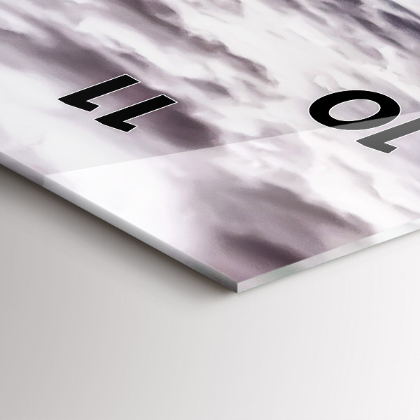 Vertical wall clock Route 66 USA