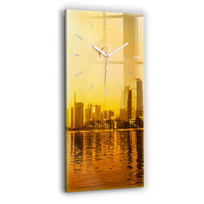 Vertical wall clock Zhujiang River China