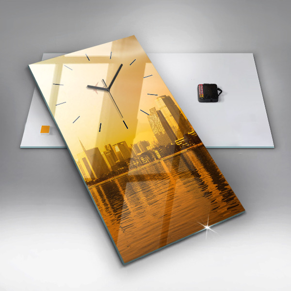 Vertical wall clock Zhujiang River China