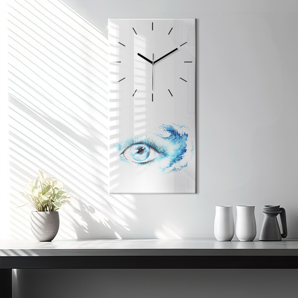 Vertical wall clock Sea Eye
