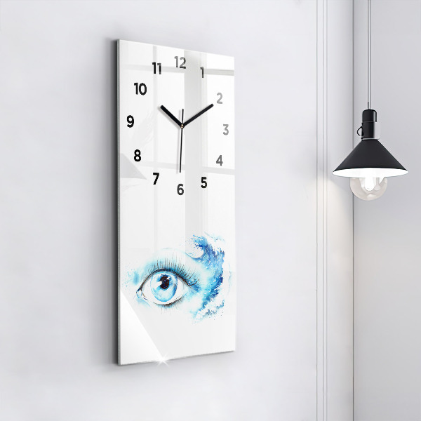 Vertical wall clock Sea Eye