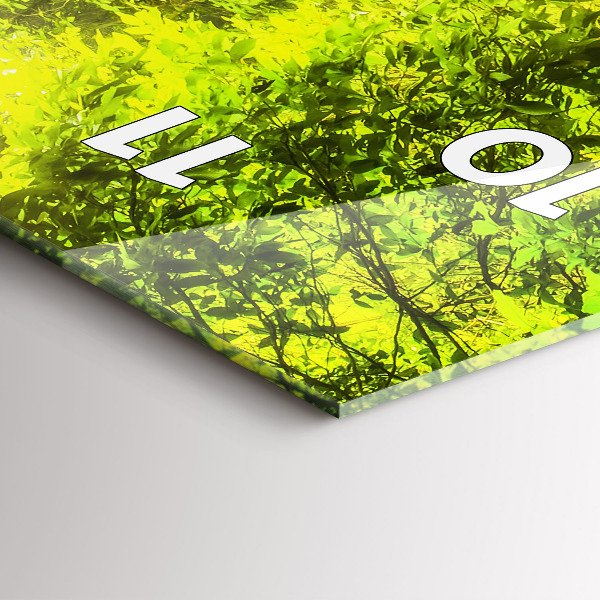 Vertical wall clock Waterfall in Thailand