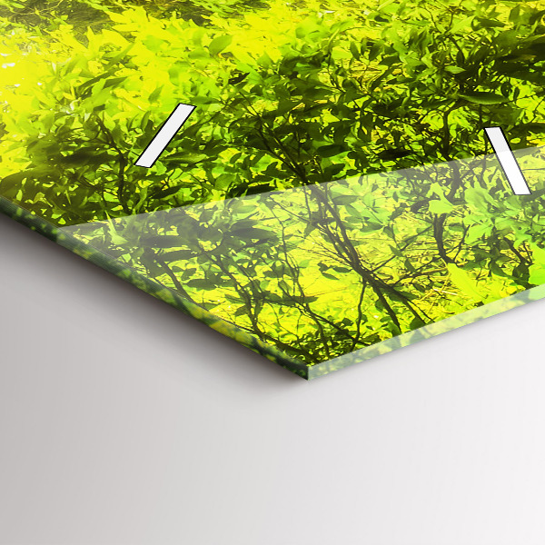 Vertical wall clock Waterfall in Thailand