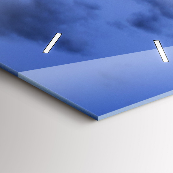 Vertical wall clock Red London Bus