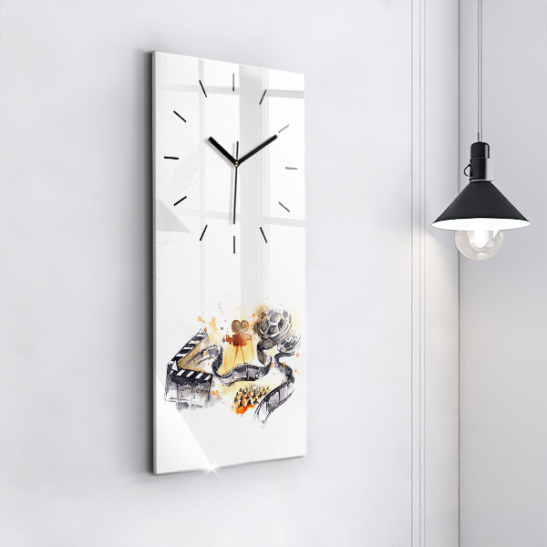 Vertical wall clock Cinematography camera