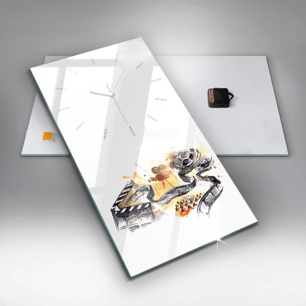 Vertical wall clock Cinematography camera