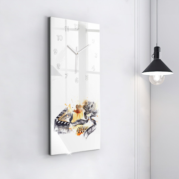 Vertical wall clock Cinematography camera