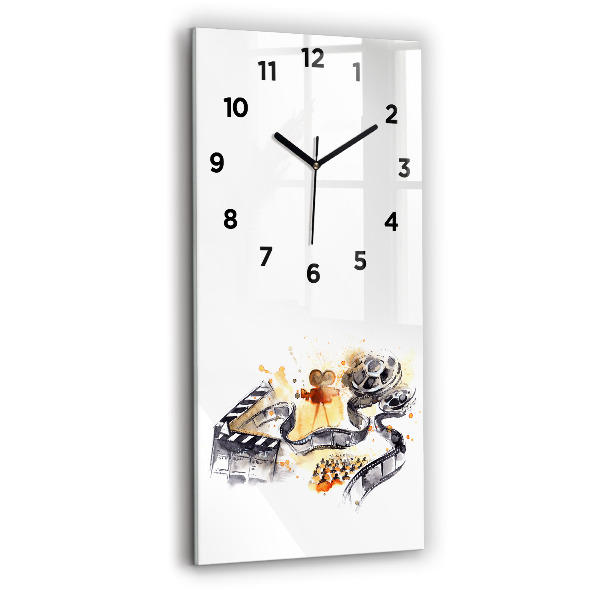 Vertical wall clock Cinematography camera
