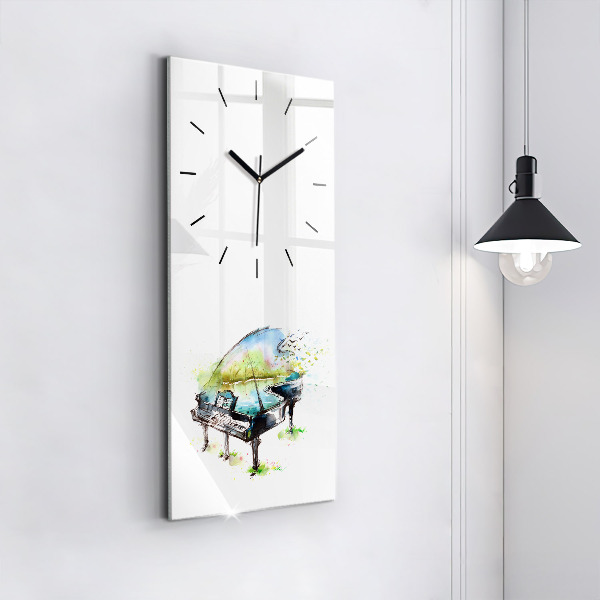 Vertical wall clock Illustration 4 Seasons
