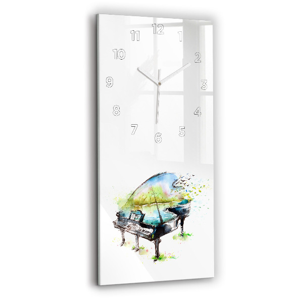 Vertical wall clock Illustration 4 Seasons