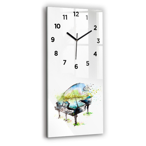 Vertical wall clock Illustration 4 Seasons