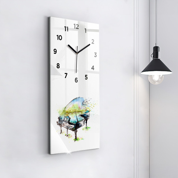 Vertical wall clock Illustration 4 Seasons
