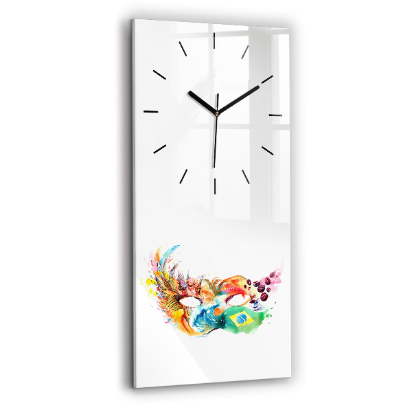 Vertical wall clock Culture - Brazilian flag