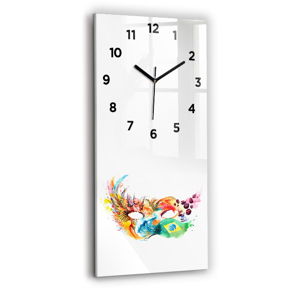 Vertical wall clock Culture - Brazilian flag