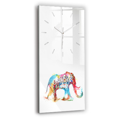 Vertical wall clock Indian Culture