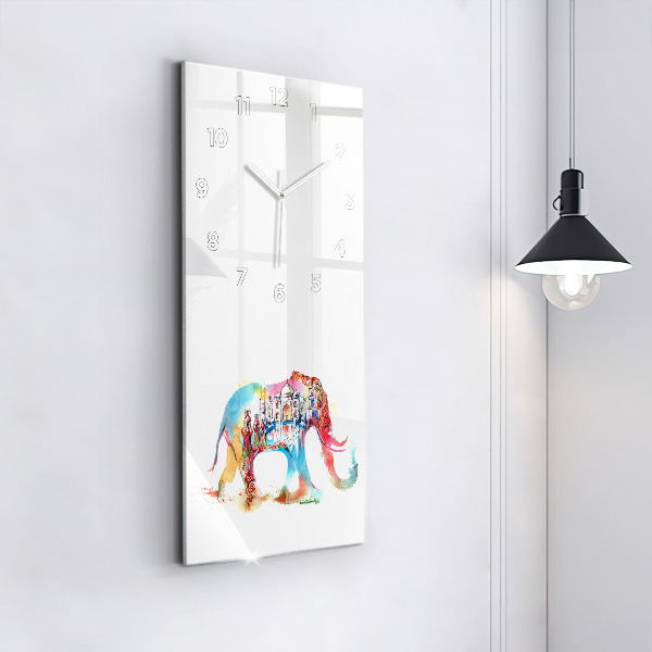 Vertical wall clock Indian Culture