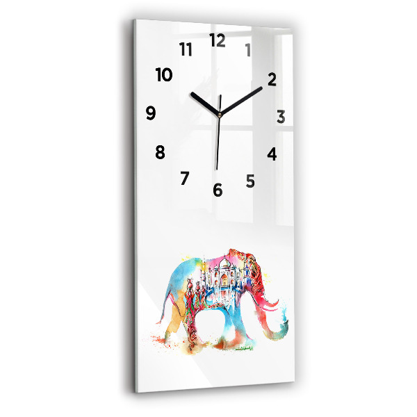 Vertical wall clock Indian Culture