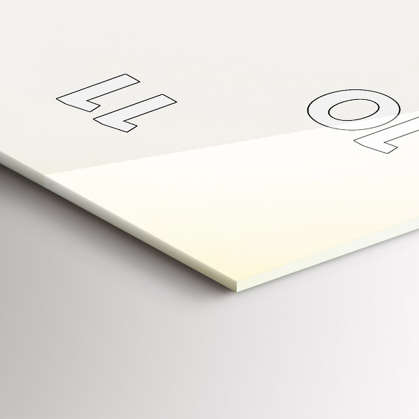 Vertical wall clock Deer at sunrise