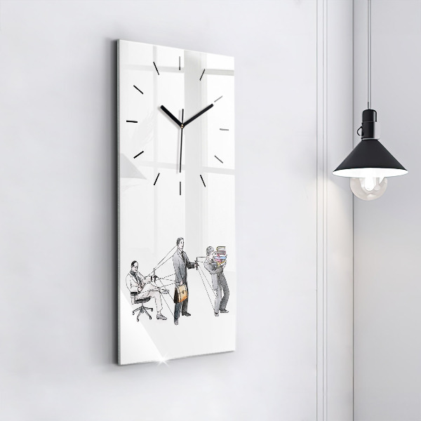 Vertical wall clock Puppet People