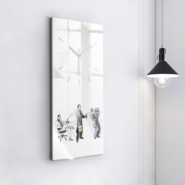 Vertical wall clock Puppet People