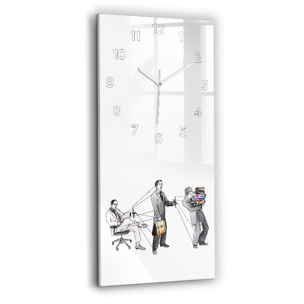 Vertical wall clock Puppet People