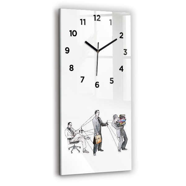 Vertical wall clock Puppet People
