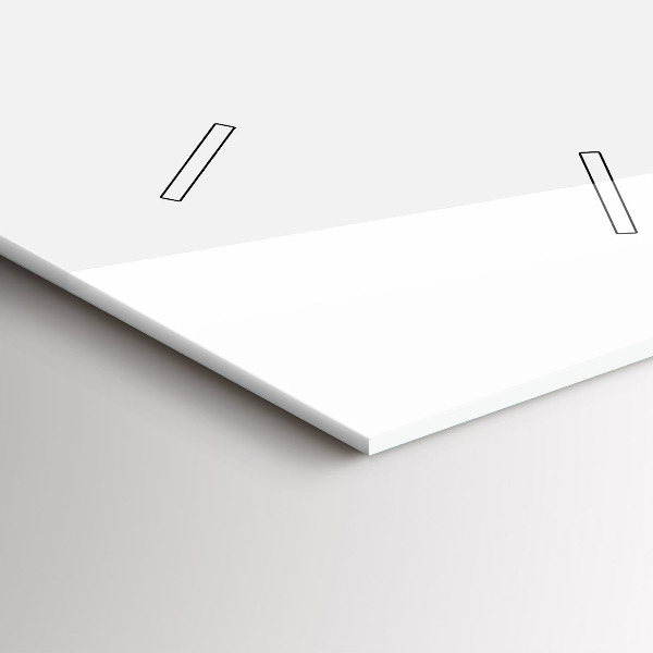 Vertical wall clock Skier