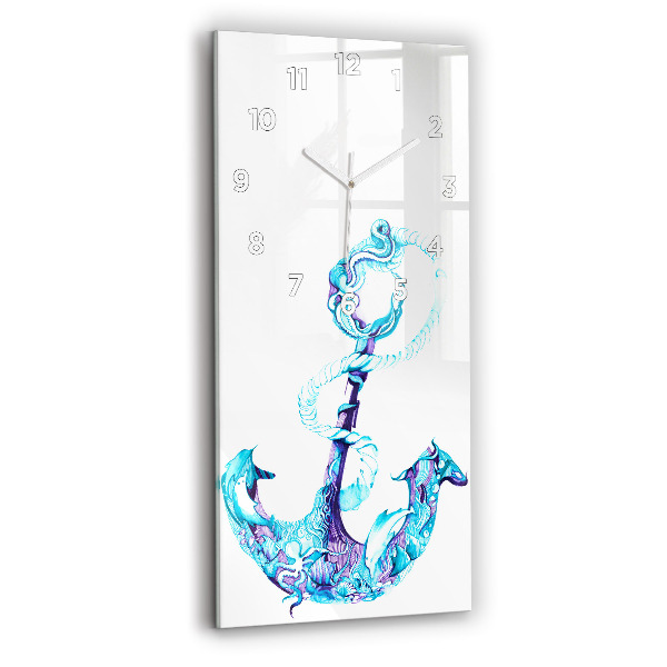 Vertical wall clock Sea anchor