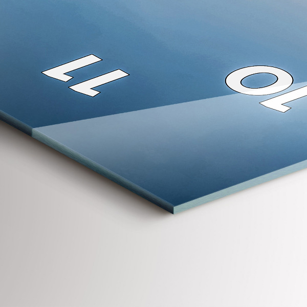 Vertical wall clock Lighthouse