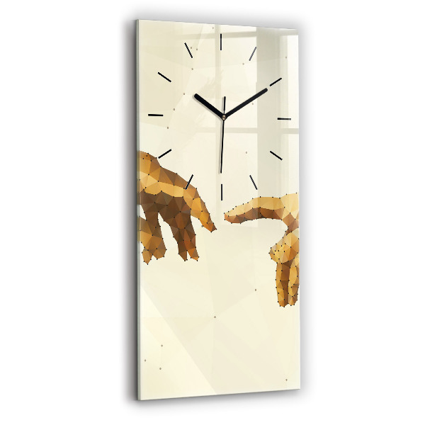 Vertical wall clock Creation of Adam