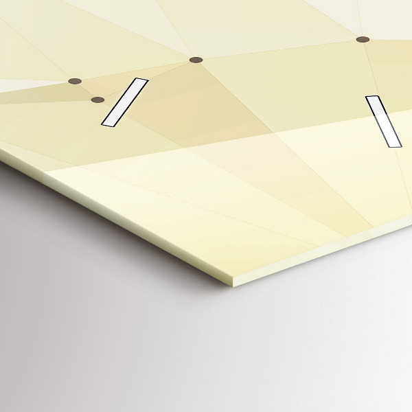 Vertical wall clock Creation of Adam