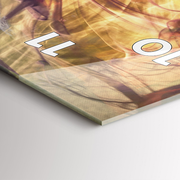 Vertical wall clock Portrait of a woman