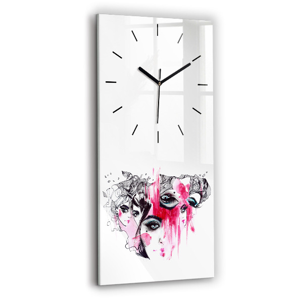 Vertical wall clock Many faces of abstraction