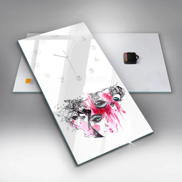 Vertical wall clock Many faces of abstraction