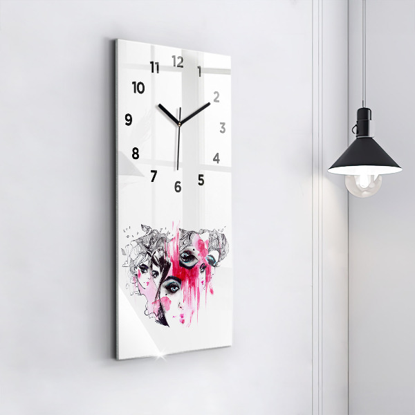 Vertical wall clock Many faces of abstraction