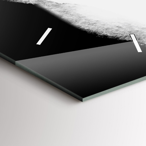 Vertical wall clock Portrait of a woman