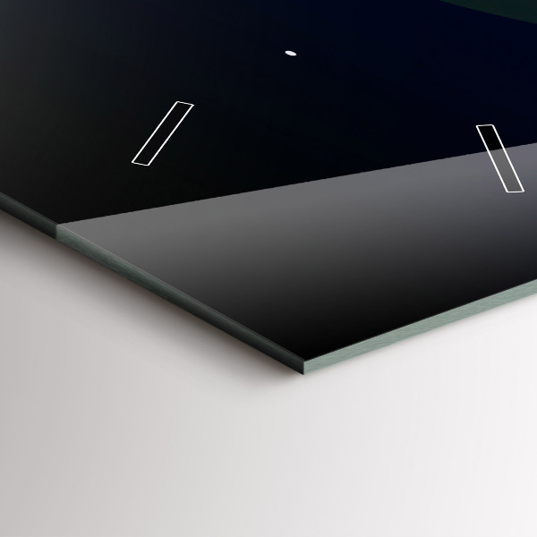 Vertical wall clock Cyberspace city