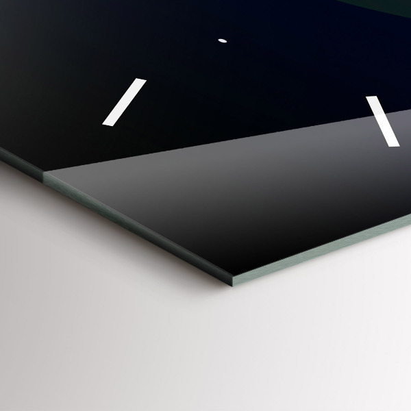 Vertical wall clock Cyberspace city