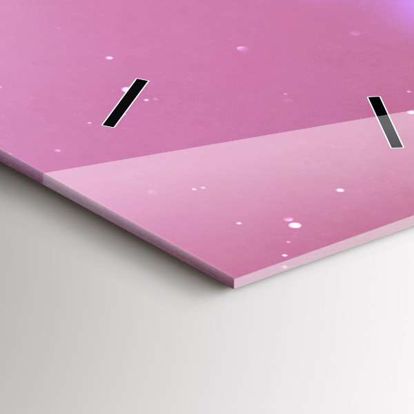 Vertical wall clock Abstraction book