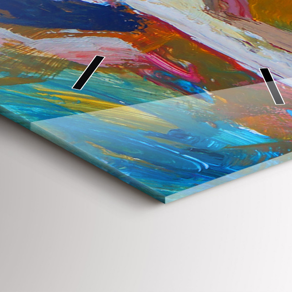 Vertical wall clock Painted Ballerina