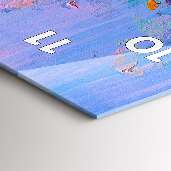 Vertical wall clock Flowers in a vase