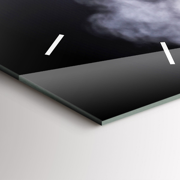 Vertical wall clock Old vintage car