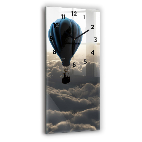Vertical wall clock Balloon in the sky