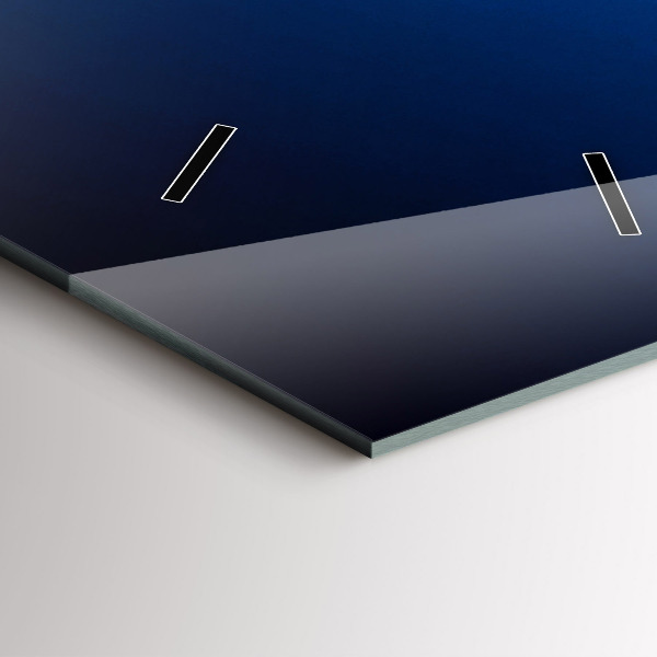 Vertical wall clock Airplane and Clouds